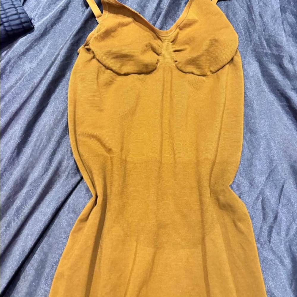 size small brown long bodycon maxi shape wear dress